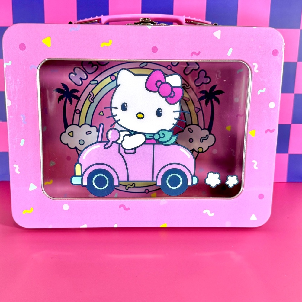 Hello Kitty Pink Metal Lunch Box